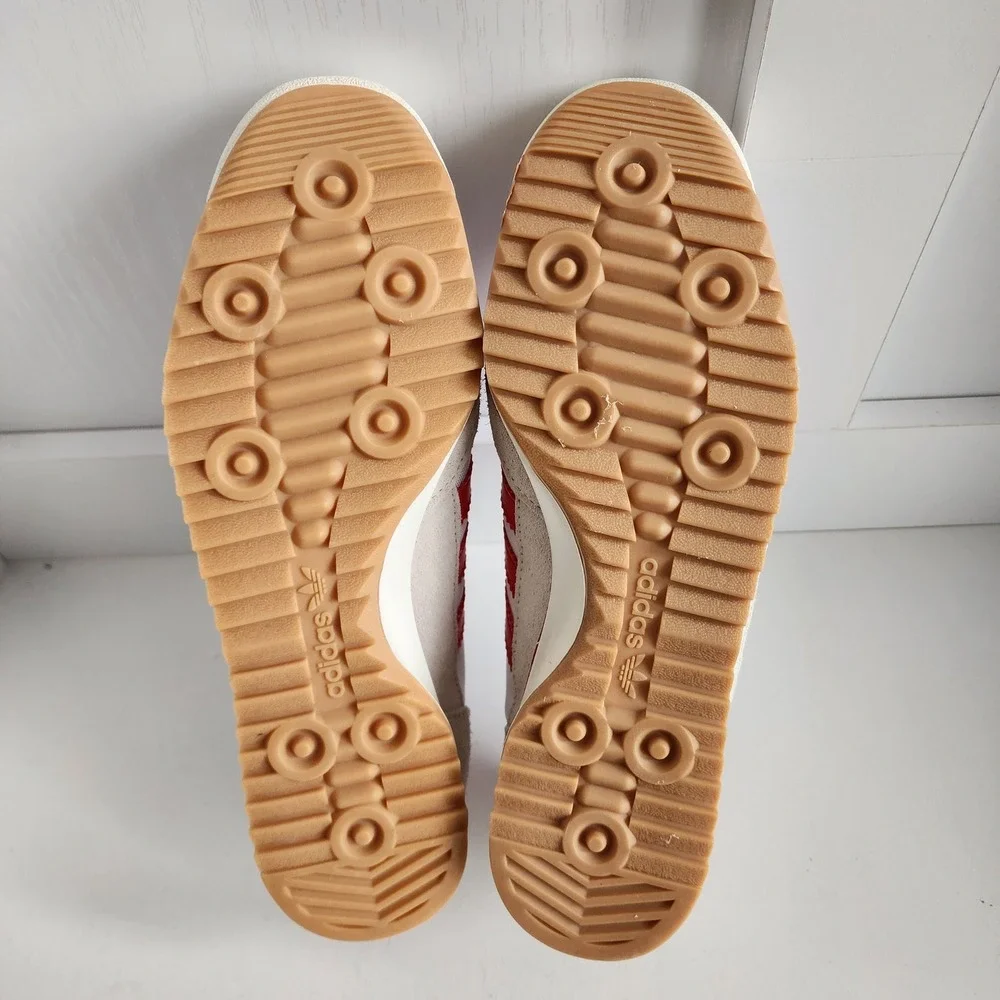 Adidas SL 72 75th Anniversary Cloud White Better Scarlet Red Women's Sz 8 JP5277